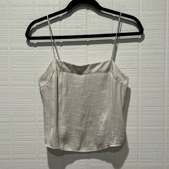 Urban outfitters light grey tank top with adjustable straps - Picture 2 of 6